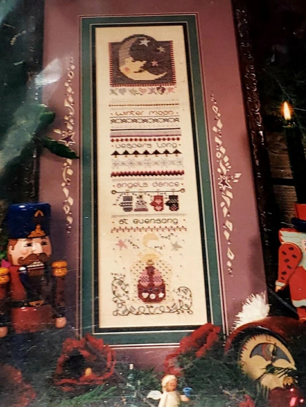Shepherd's Bush "Winter Moon" Cross-Stitch Kit With Embellishments